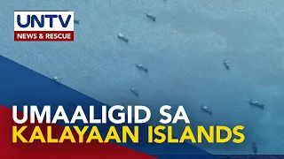 Chinese ships, nakapaligid umano sa Kalayaan Islands sa WPS; mga residente, humihingi ng suporta