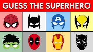 Can You Guess The Superhero by Mask? 🦸‍♂️