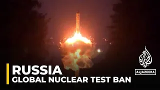 Putin revokes Russia’s ratification of nuclear test ban treaty