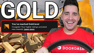 I Unlocked GOLD DoorDash Dasher Status! (Worth It?)