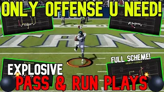 TOTALLY OVERPOWERED! Most 💣Explosive💣 Pass & Run Play Scheme in Madden NFL 22! Offense Tips & Tricks