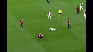 Ante Rebic Horror Tackle red card- Juventus vs ac Milan