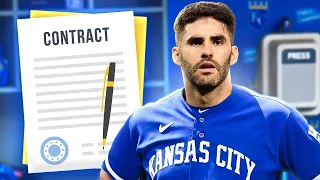 I signed my first Free Agent! Kansas City Royals Offseason MLB The Show 24