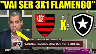 ZINHO DIZ QUE O FLAMENGO E FAVORITO E CRAVA QUE VAI SER FLAMENGO 3 X 1 BOTAFOGO