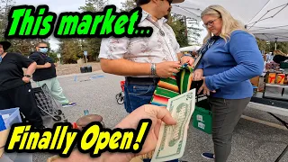 This Market is finally open, after 2 years of being closed. One of our best flea market days ever!