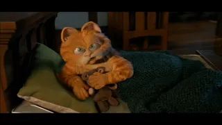 Garfield (2004) - Odie sleeps with Jon