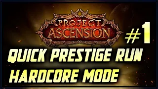 Ascension wow l Season 9 l Hardcore Quest Challenge Prestige Run Human 1-60 in an Hour. (Read Desc)