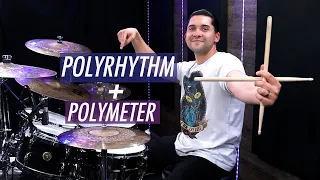 3 Must Know Polyrhythmic & Polymeter Grooves! Drum Lesson