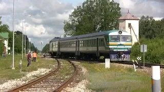 Дизель-поезд ДР1А-274 на ст. Лелле / DR1A-274 DMU at Lelle station