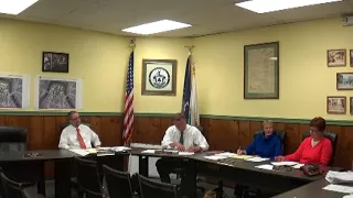 Champlain Village Board Meeting  11-13-17