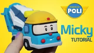 Transformed into clay♥ Micky became so soft! | Friends of Robocar POLI | Gony’s Claytown