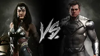 Injustice 2 - Wonder Woman Vs. Superman Black Suit (VERY HARD)