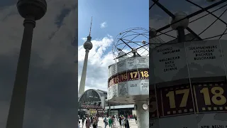 "The World in Berlin: Alexanderplatz's Iconic World Clock"