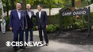 President Biden holds news conference with Japanese and South Korean leaders | full video