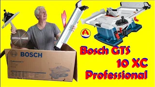 Bosch GTS 10 XC Table Saw unboxing and first impressions