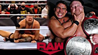 Rk bro vs Alpha Academy | Raw Tag Team Championship Match | wwe Raw 10/1/2022 |