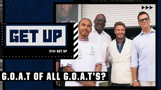 Reacting to MJ, David Beckham & Tom Brady at the Miami Grand Prix with Lewis Hamilton 🐐 | Get Up