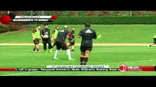 Milanello Allenamento 19-04-2013 Part 2