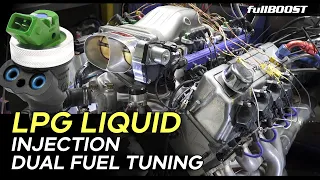 In depth engine tuning with LPG liquid injection dual fuel | fullBOOST