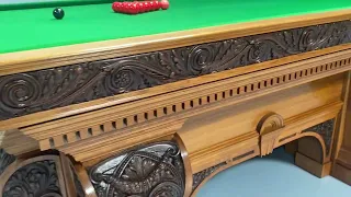 Orme Exhibition quality antique billiard or snooker table
