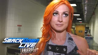 What is Becky Lynch's plan for Team Blue at Survivor Series?: SmackDown LIVE Fallout, Oct. 24, 2017