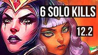 LEBLANC vs QIYANA (MID) | Rank 3 LeBlanc, 10/0/2, 6 solo kills, Legendary | KR Challenger | 12.2