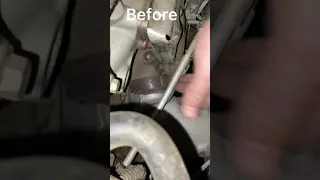 Before and after: ecoboost wastegate rattle fixed for free.