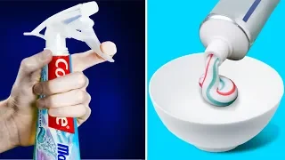 24 CLEVER CLEANING HACKS