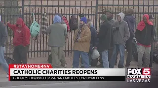 Catholic Charities shelter reopens after man tests positive for COVID-19