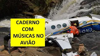 Caderno com músicas inéditas de Marília Mendonça estava no avião e será entregue a família Marília