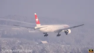 20 Minutes AMAZING WINTER plane SPOTTING | ZURICH Airport Plane Spotting (ZRH/LSZH)