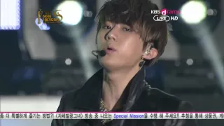 120119 KBS 21st Seoul Music Awards Beast-On Rainy Days+Fiction