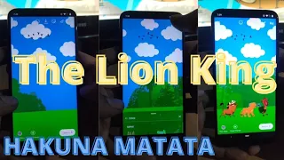 The lion king - hakuna matata | story created on Instagram