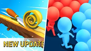 Satisfying Mobile Games 2023 - Spiral Roll, Count Masters, Giant Rush, Sandwich Runner, Pop It...