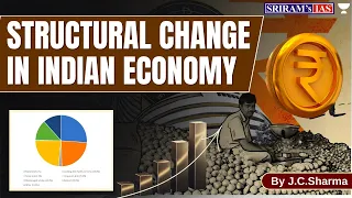 Economic Development and structure changes in India | Prelims revision 2023 | @sriramsiasofficial