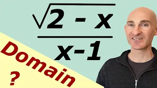 Find the Domain of a Function (Precalculus) Given Equation (4 Examples)