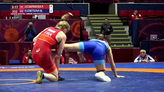 1/4 WW - 65 kg: P. LECARPENTIER (FRA) v. M. KUZNETSOVA (RUS)