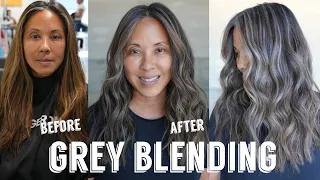 Hair Transformations with Lauryn: Corrective Grey Blending Ep. 162