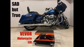 VEVOR Motorcycle Lift Review and Issues