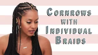 Cornrows with Individual Braids Hair Tutorial | ipsy Mane Event