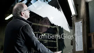 Lamberts: Mouth blown Restoration glass - cylinder glass method - window