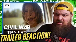 CIVIL WAR Trailer 2 Reaction - A24