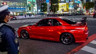 HALLOWEEN MADNESS IN TOKYO! Supercars, Police & Costumes