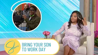 Sherri Brings Her Son Jeffrey to Work