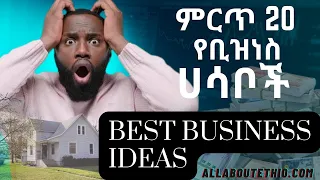 20 Best Small and Big Business Opportunities in Ethiopia