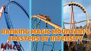 Top 13 Most INTENSE Roller Coasters at Six Flags Magic Mountain