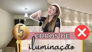 5 erros de iluminação