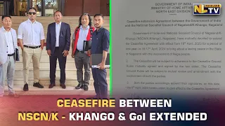 CEASEFIRE AGREEMENT BETWEEN NSCN/K - KHANGO & GOVERNMENT OF INDIA EXTENDED