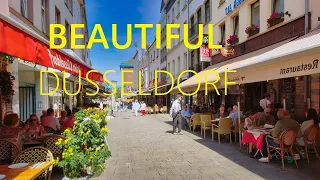 DUSSELDORF GERMANY 🇩🇪 🔴 NEW Beautiful Walking Tour in Old Town [4K UHD]