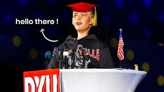 AI Robot Sophia Gives Commencement Speech at University !